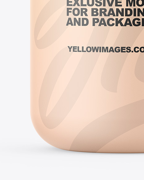 Matte Bottle W/ Pump Mockup Matte Bottle W/ Pump Mockup