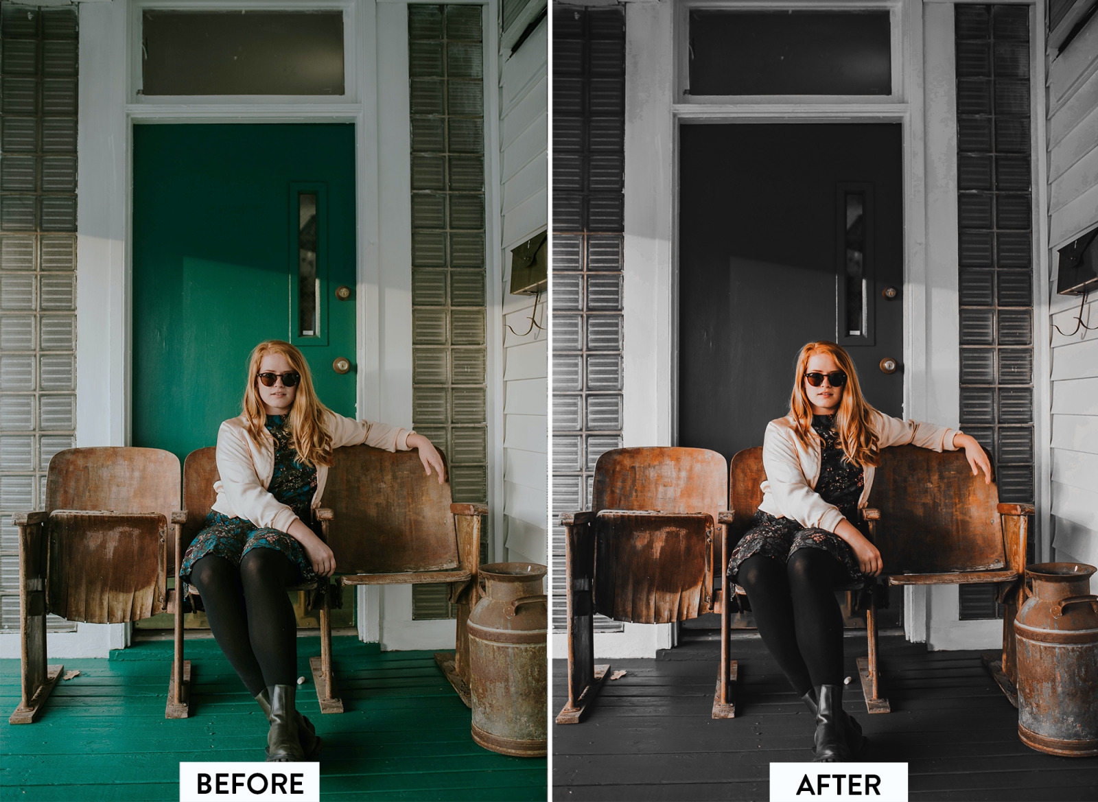 10 Moody Black Lightroom Preset