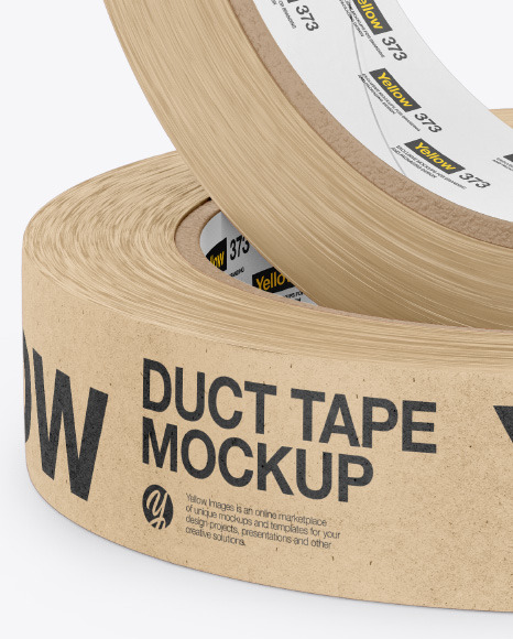 Kraft Duct Tapes Mockup