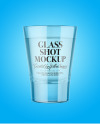 Vodka Glass Shot Mockup
