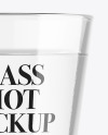 Vodka Glass Shot Mockup