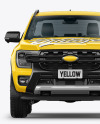 Pickup Truck Mockup - Front View