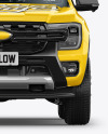 Pickup Truck Mockup - Front View