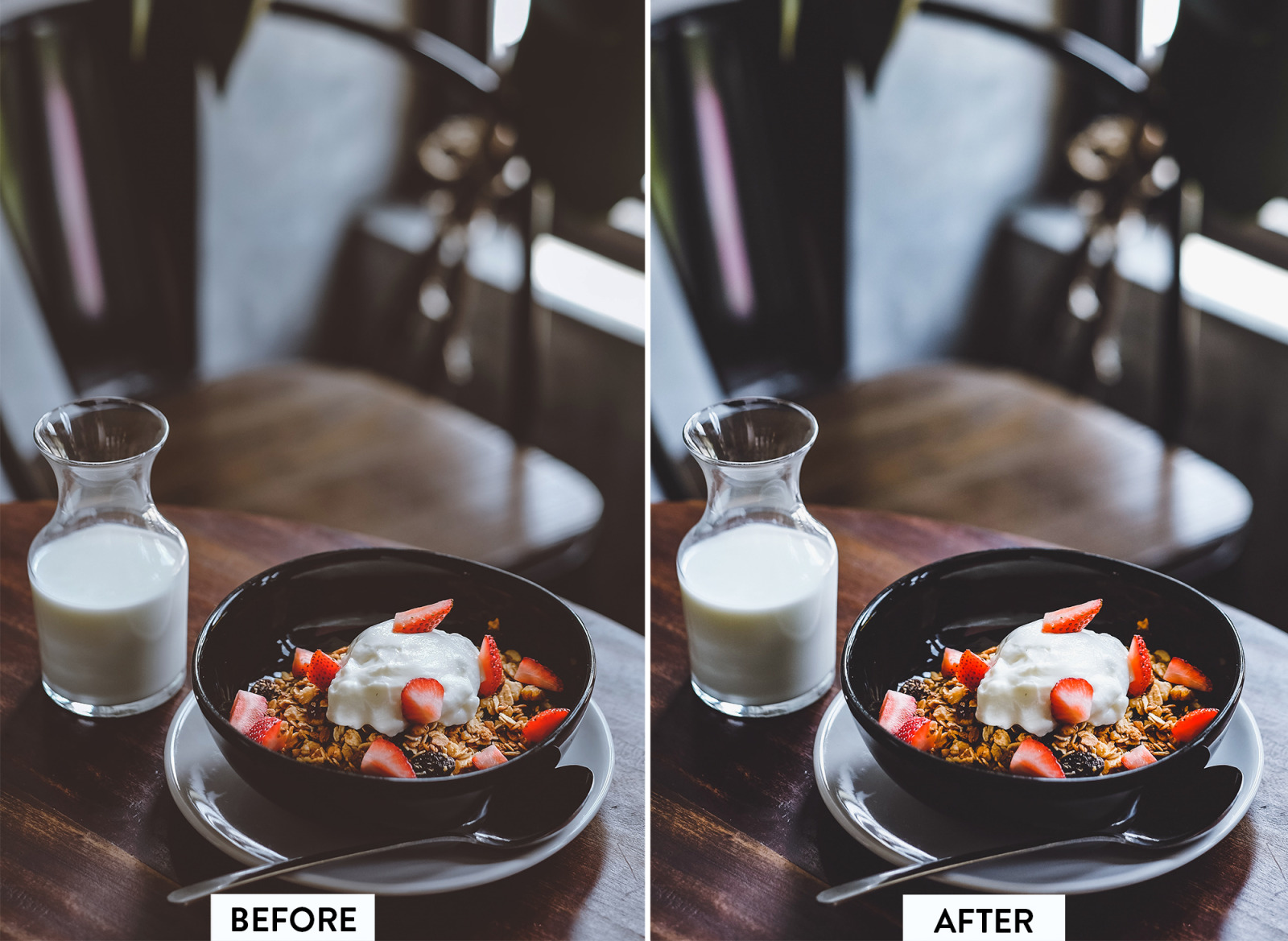 10 Dark Food Lightroom Preset