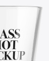 Empty Glass Shot Mockup