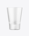 Empty Frosted Glass Shot Mockup