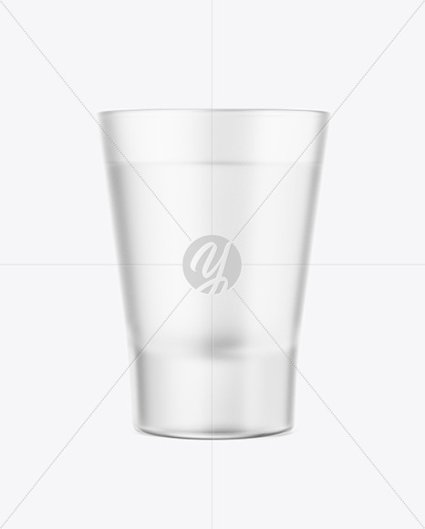 Vodka Frosted Glass Shot Mockup