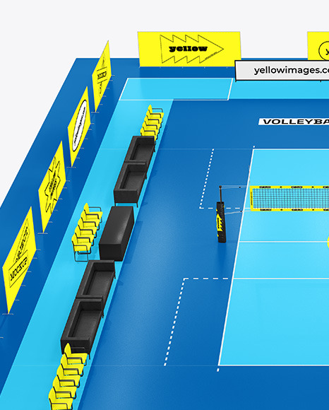 Volleyball Court Mockup