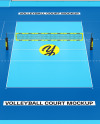 Volleyball Court Mockup