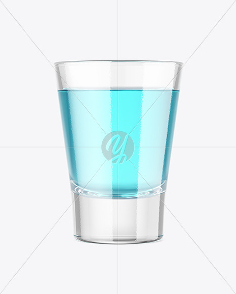 Liquor Glass Shot Mockup