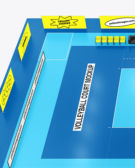 Volleyball Court Mockup