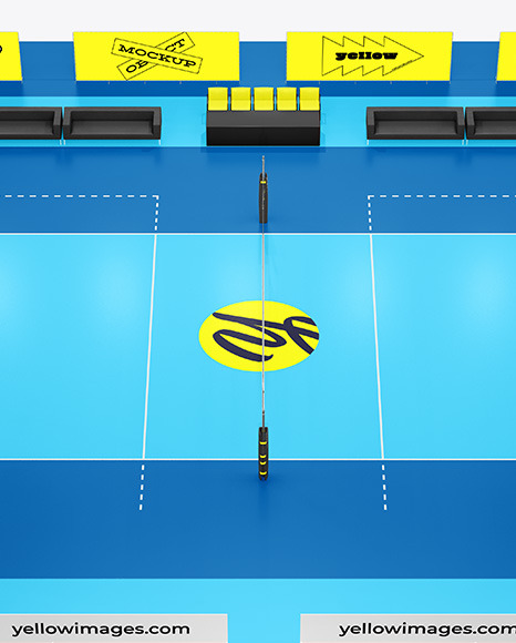 Volleyball Court Mockup