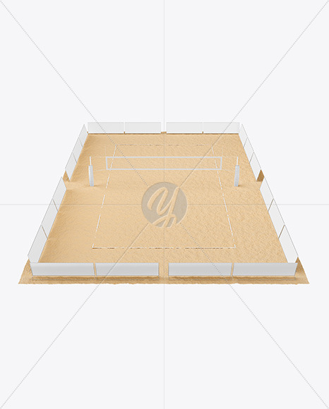 Beach Volleyball Court Mockup