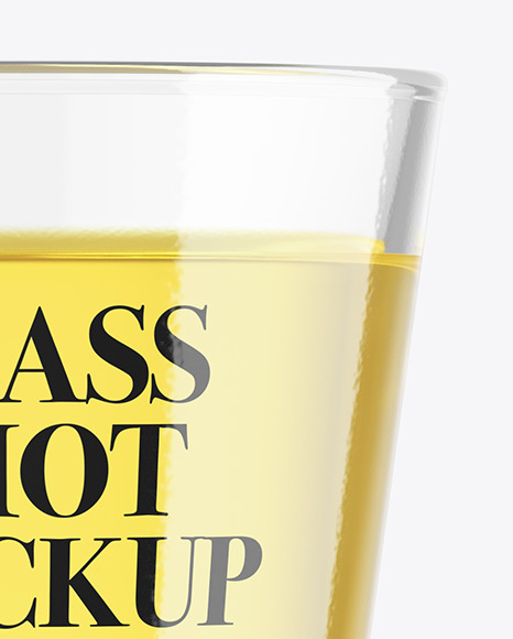 Tequila Glass Shot Mockup