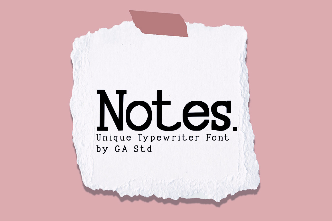 Notes Font Notes Font