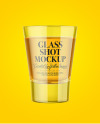 Whisky Glass Shot Mockup