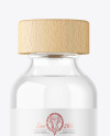 Dry Gin Bottle with Wooden Cap Mockup