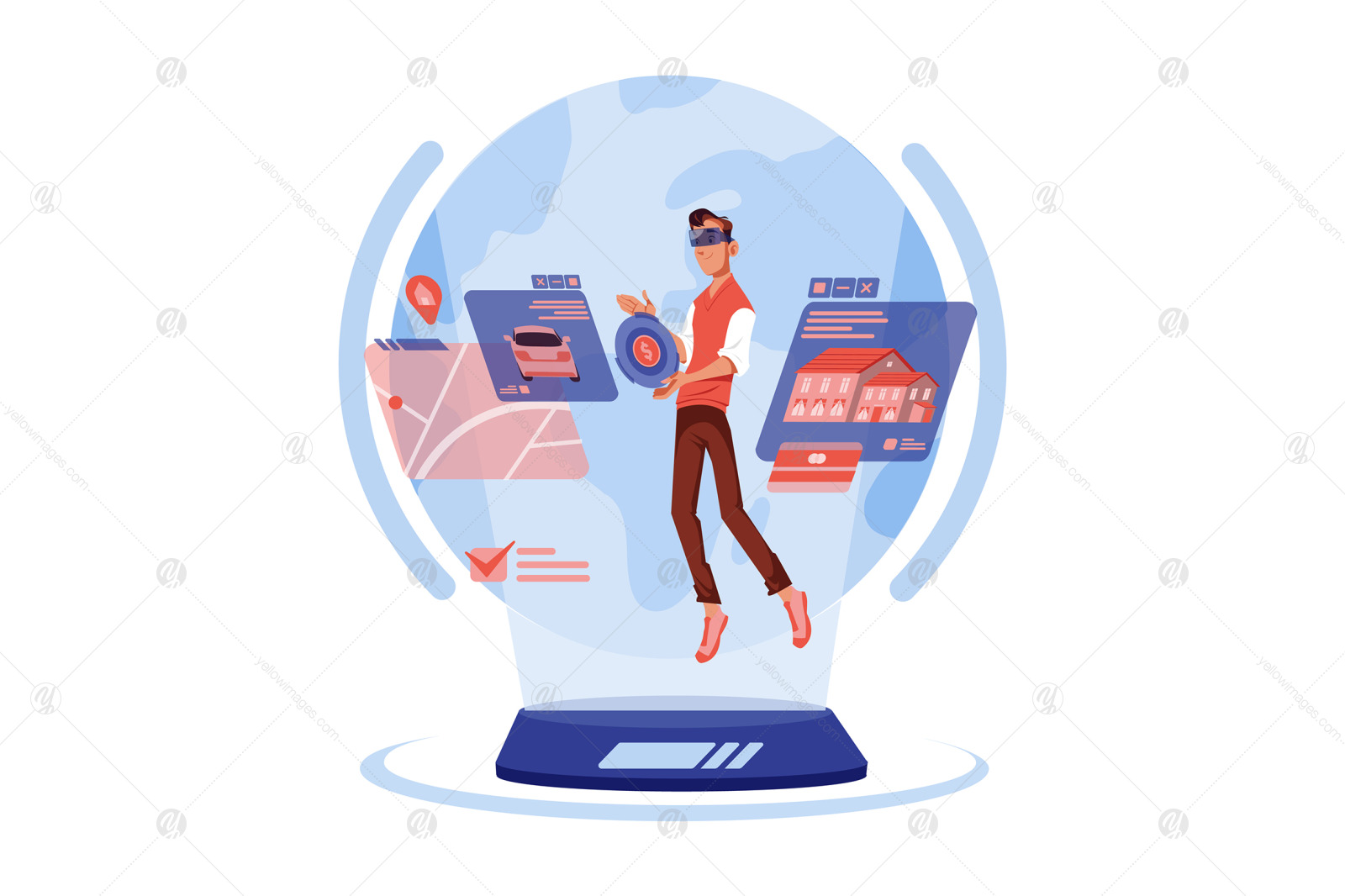 M454_Metaverse Illustration Pack M454_Metaverse Illustration Pack