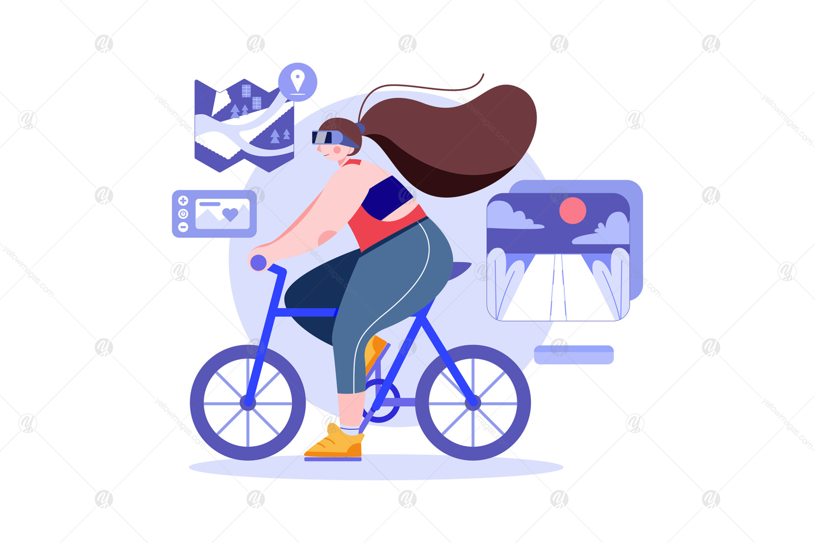 M413_Virtual Reality Illustration Pack