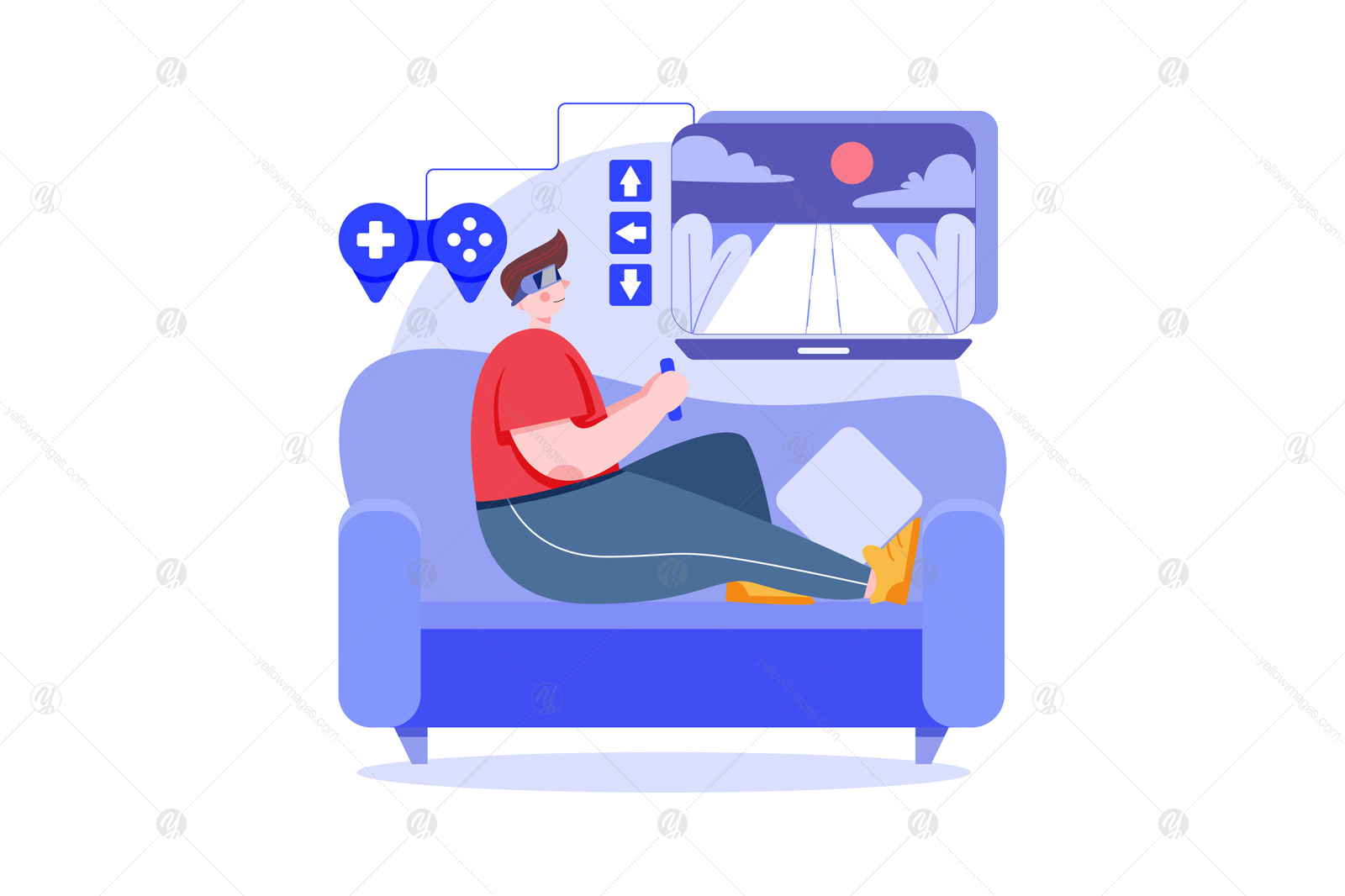 M413_Virtual Reality Illustration Pack