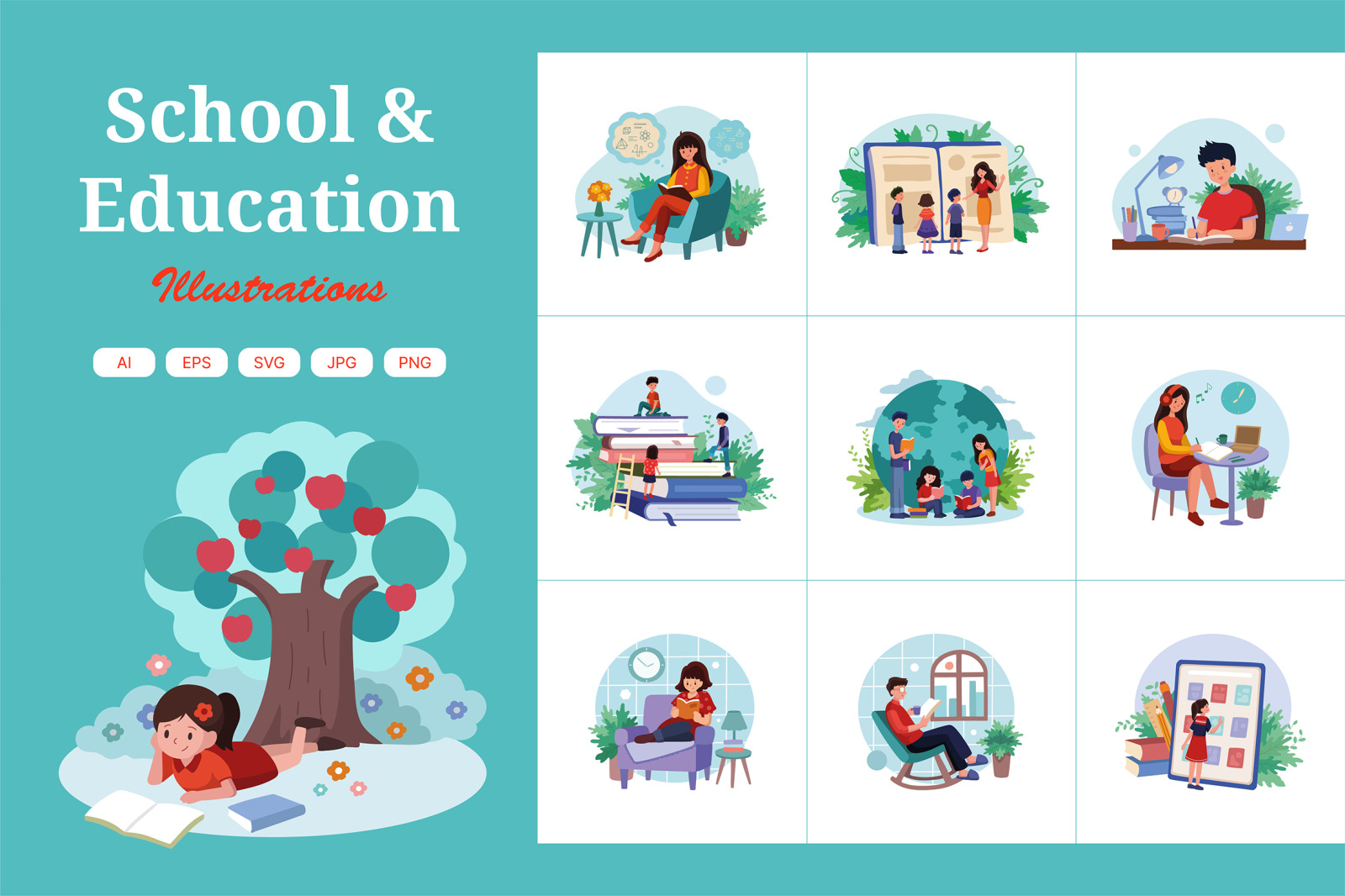 M441_Education Illustration Pack