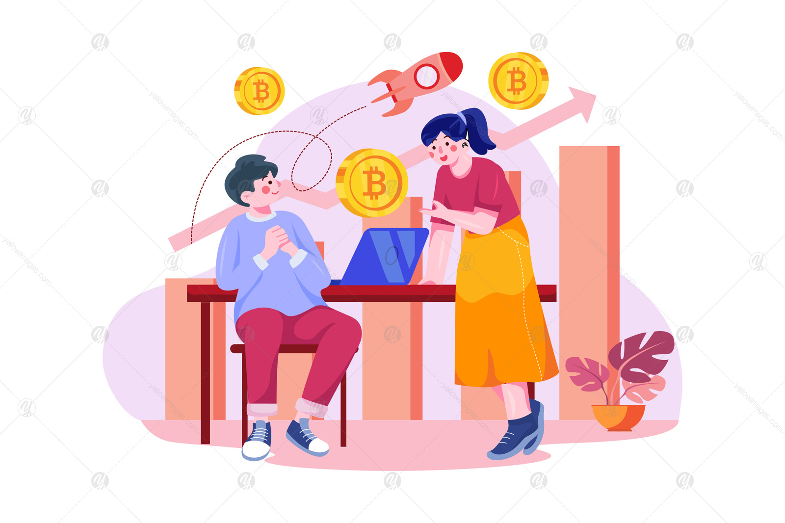 M437_Cryptocurrency Illustration Pack M437_Cryptocurrency Illustration Pack