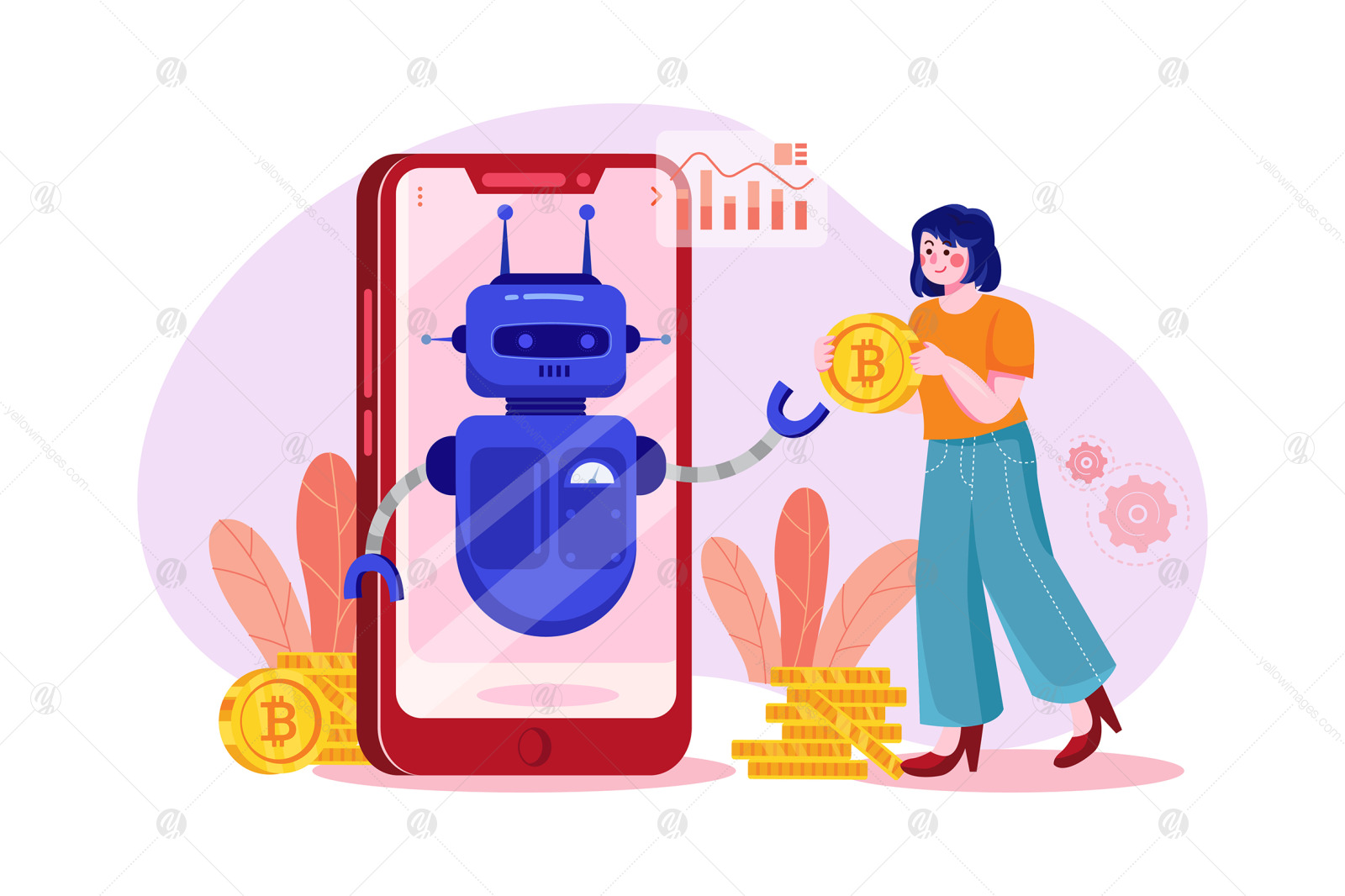 M437_Cryptocurrency Illustration Pack M437_Cryptocurrency Illustration Pack