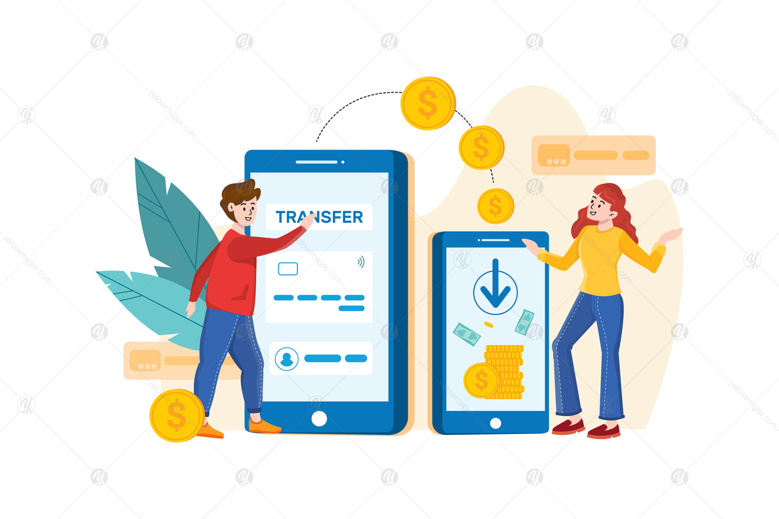 M428_Banking Services Illustration Pack M428_Banking Services Illustration Pack