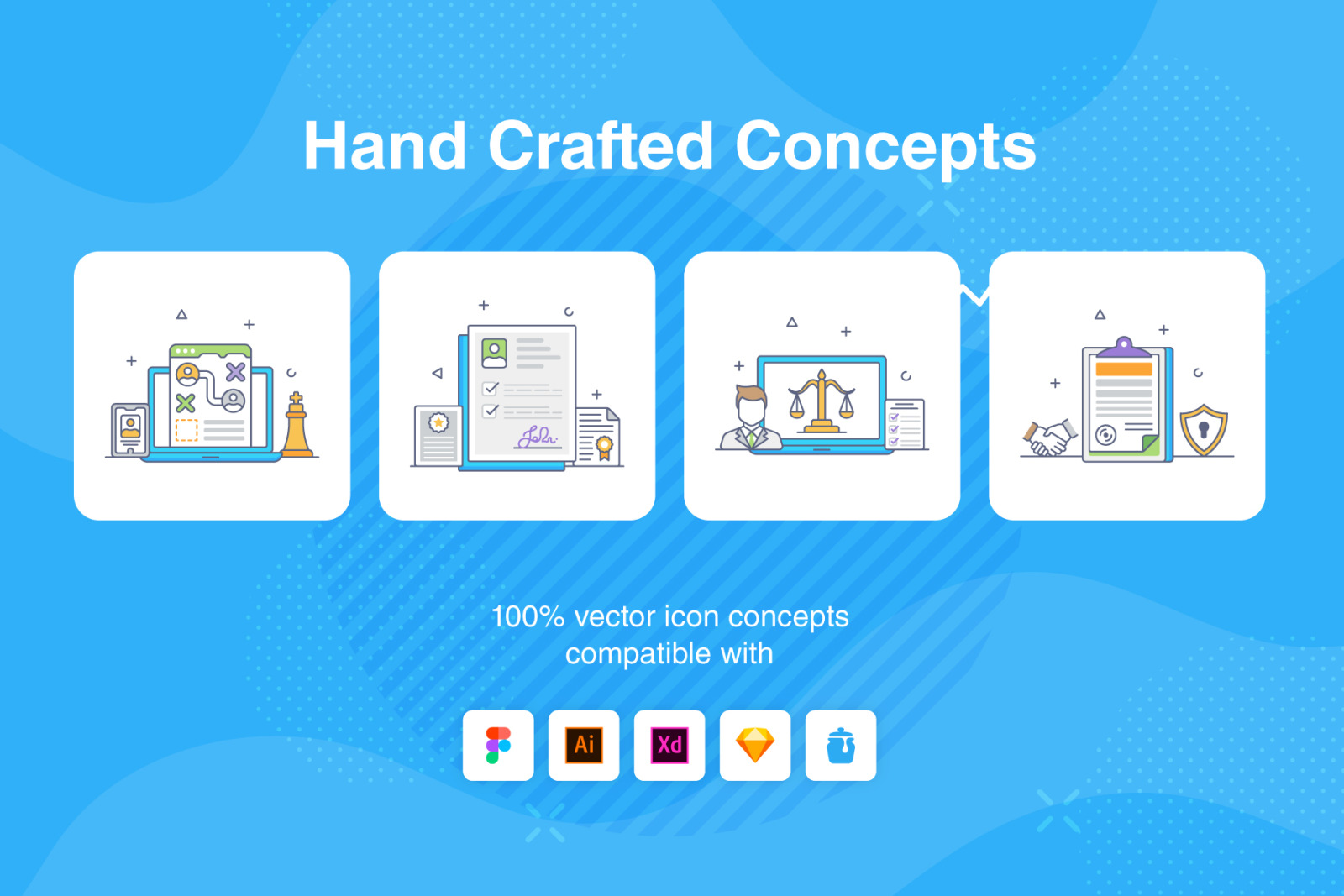 Human Resources Flat Outline Pack Human Resources Flat Outline Pack