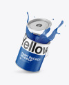 Matte Paint Bucket W/ Splash Mockup