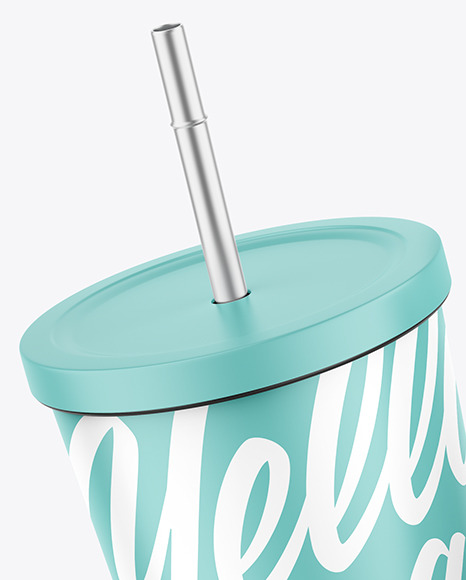 Two Matte Cups Mockup