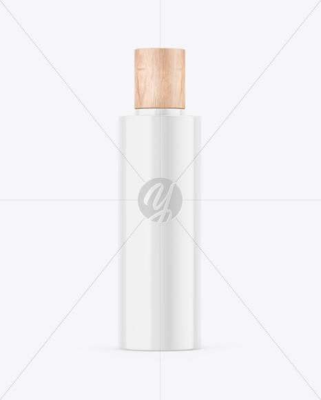 Glossy Bottle Mockup