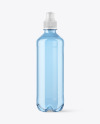 500ml Colored PET Water Bottle Mockup