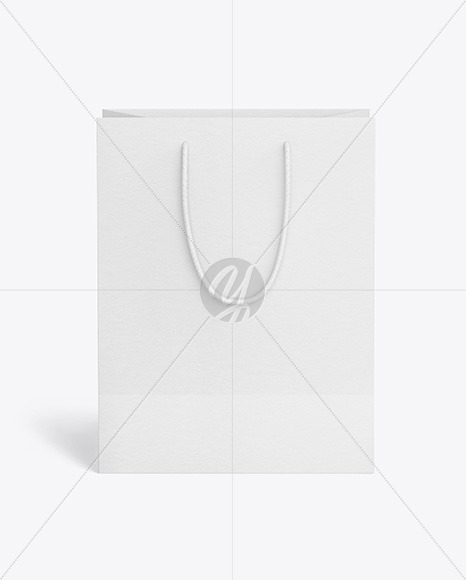 Textured Paper Shopping Bag Mockup