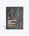 Textured Paper Shopping Bag Mockup