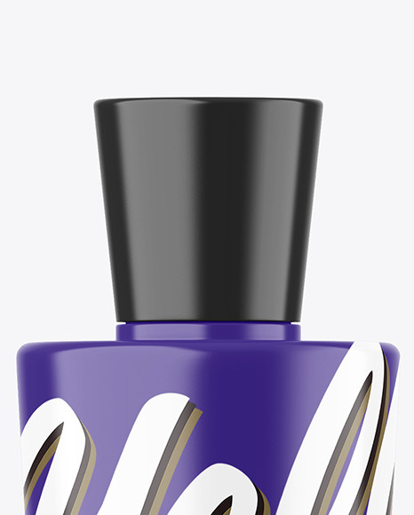Glossy Cosmetic Bottle Mockup