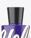 Glossy Cosmetic Bottle Mockup