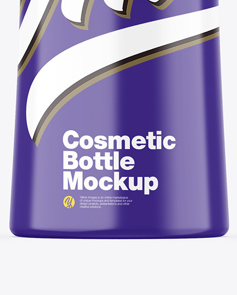 Glossy Cosmetic Bottle Mockup