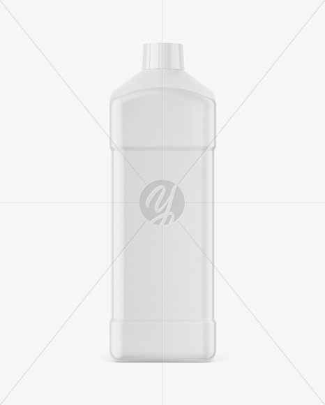 Matte Plastic Bottle Mockup