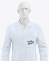 Lab Suit Mockup – Front View