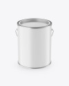 Matte Paint Bucket Mockup