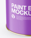 Matte Paint Bucket Mockup