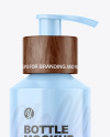 Glossy Bottle W/ Pump Mockup Glossy Bottle W/ Pump Mockup
