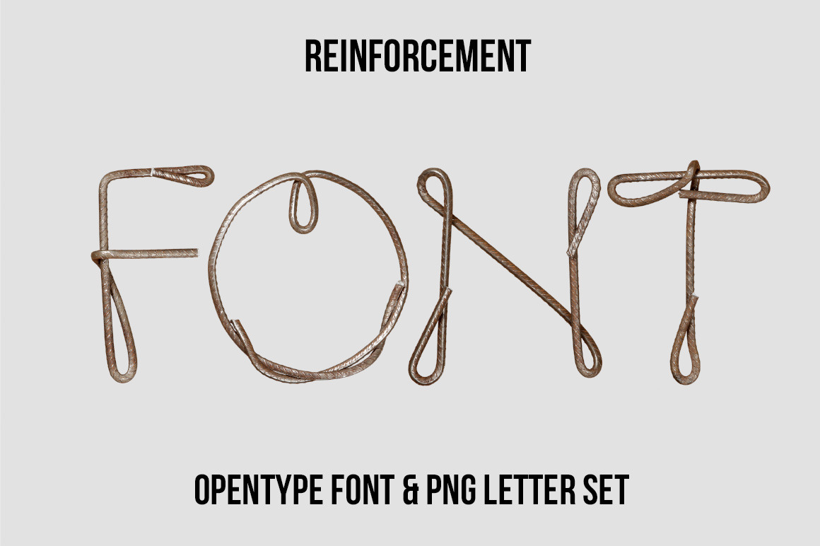 Reinforcement Font