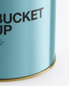 Metallic Paint Bucket Mockup