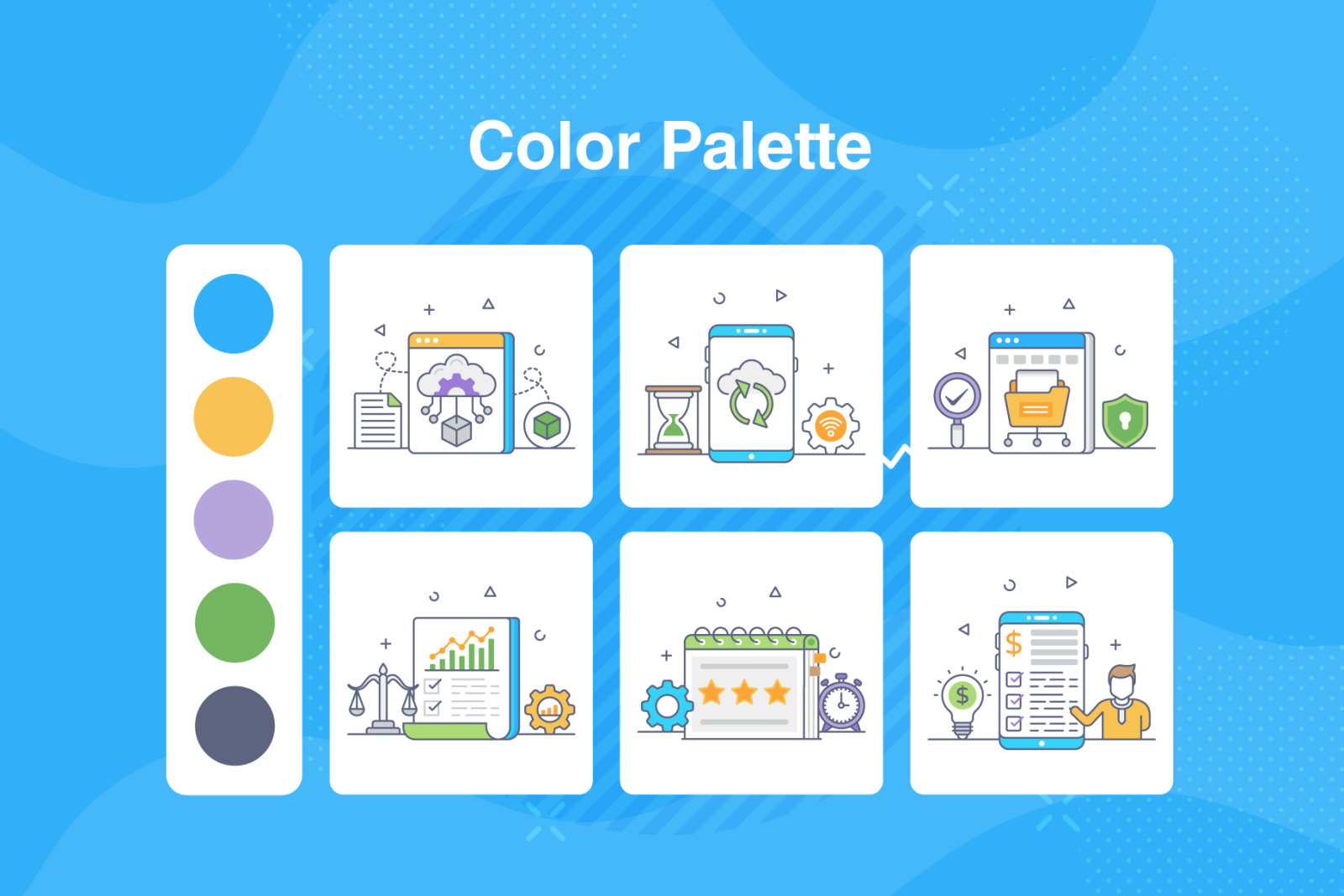 Business Intelligence Flat Icons Business Intelligence Flat Icons