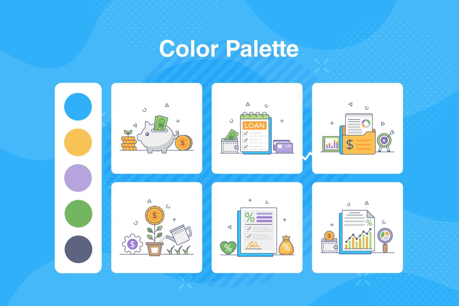 Financial Management Icons Pack Financial Management Icons Pack