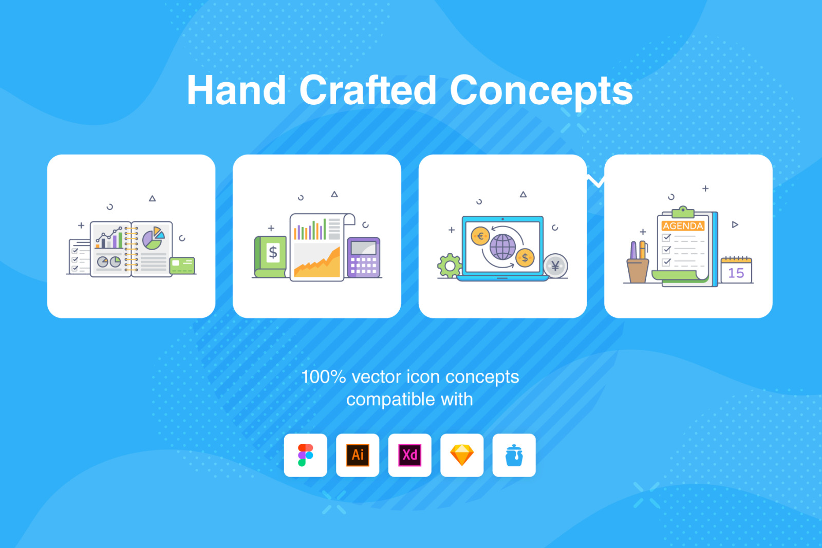 Financial Management Icons Pack Financial Management Icons Pack