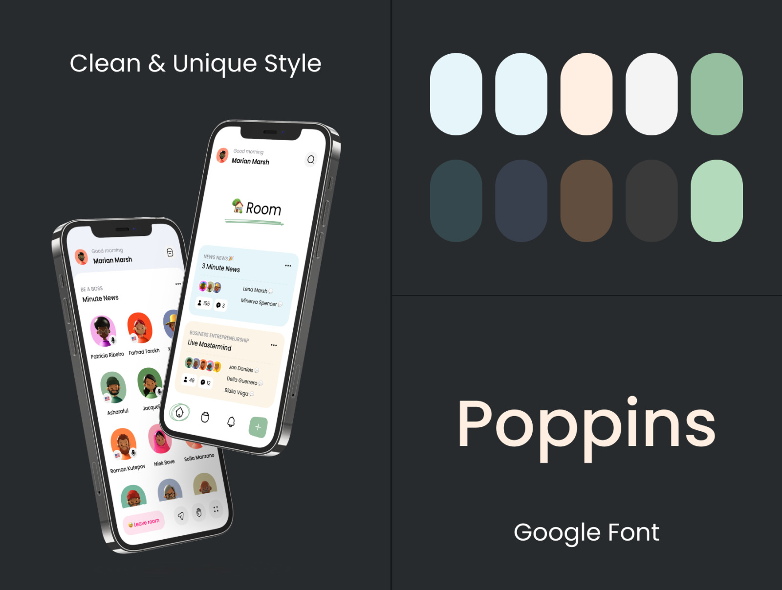 Social Audio App UI Kit Social Audio App UI Kit