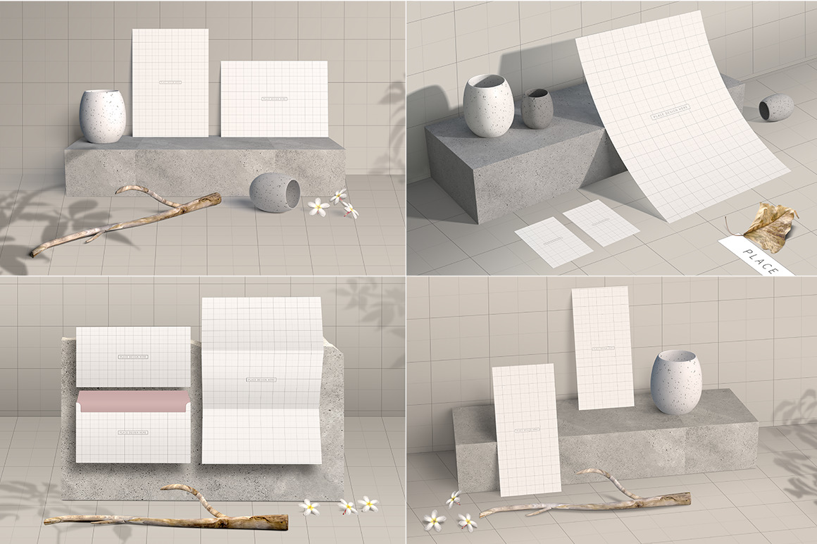 Corporate Stationery Branding Mockups Corporate Stationery Branding Mockups